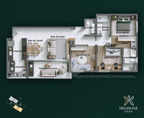Apartamento 106m² 4