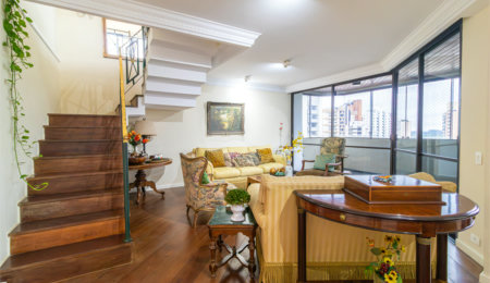 Duplex à venda com 4 quartos, sendo 3 suítes, em Campo Belo, São Paulo, SP