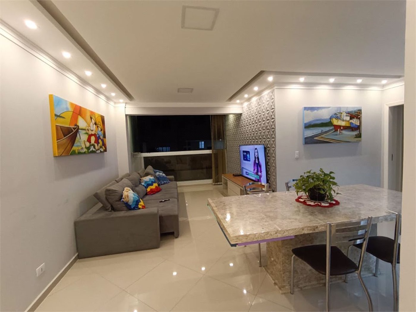 Apartamento Residencial à venda, Loteamento João Batista Julião, Guarujá - AP1731.