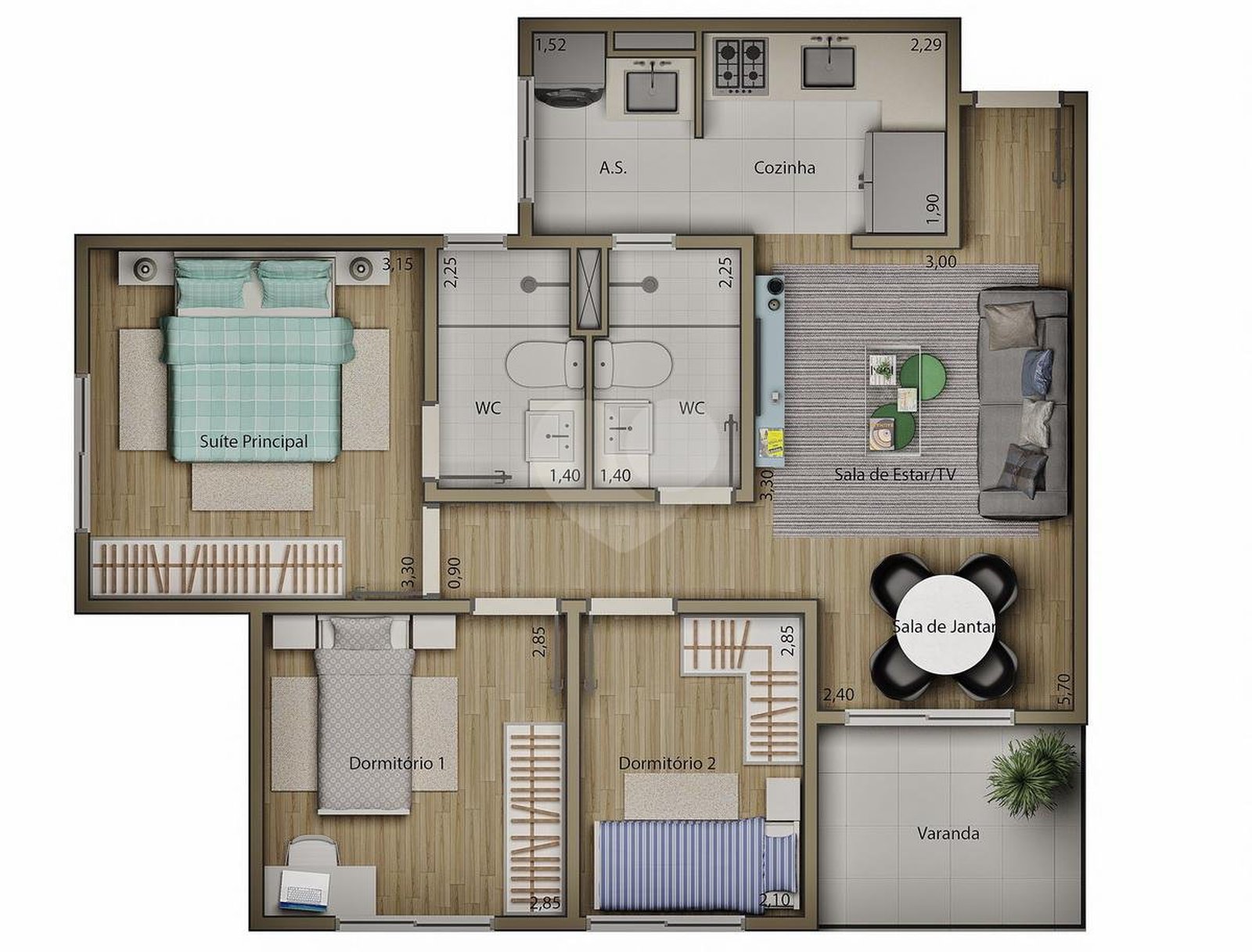 Planta 1