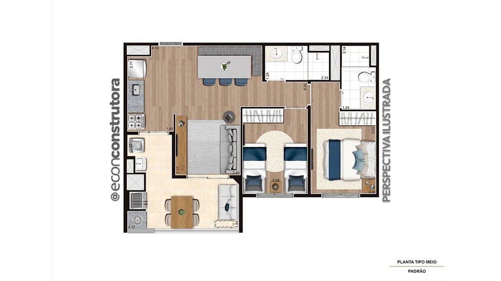 Apartamento à venda com 2 quartos, sendo 1 suíte,  em Jaguaré, São Paulo, SP