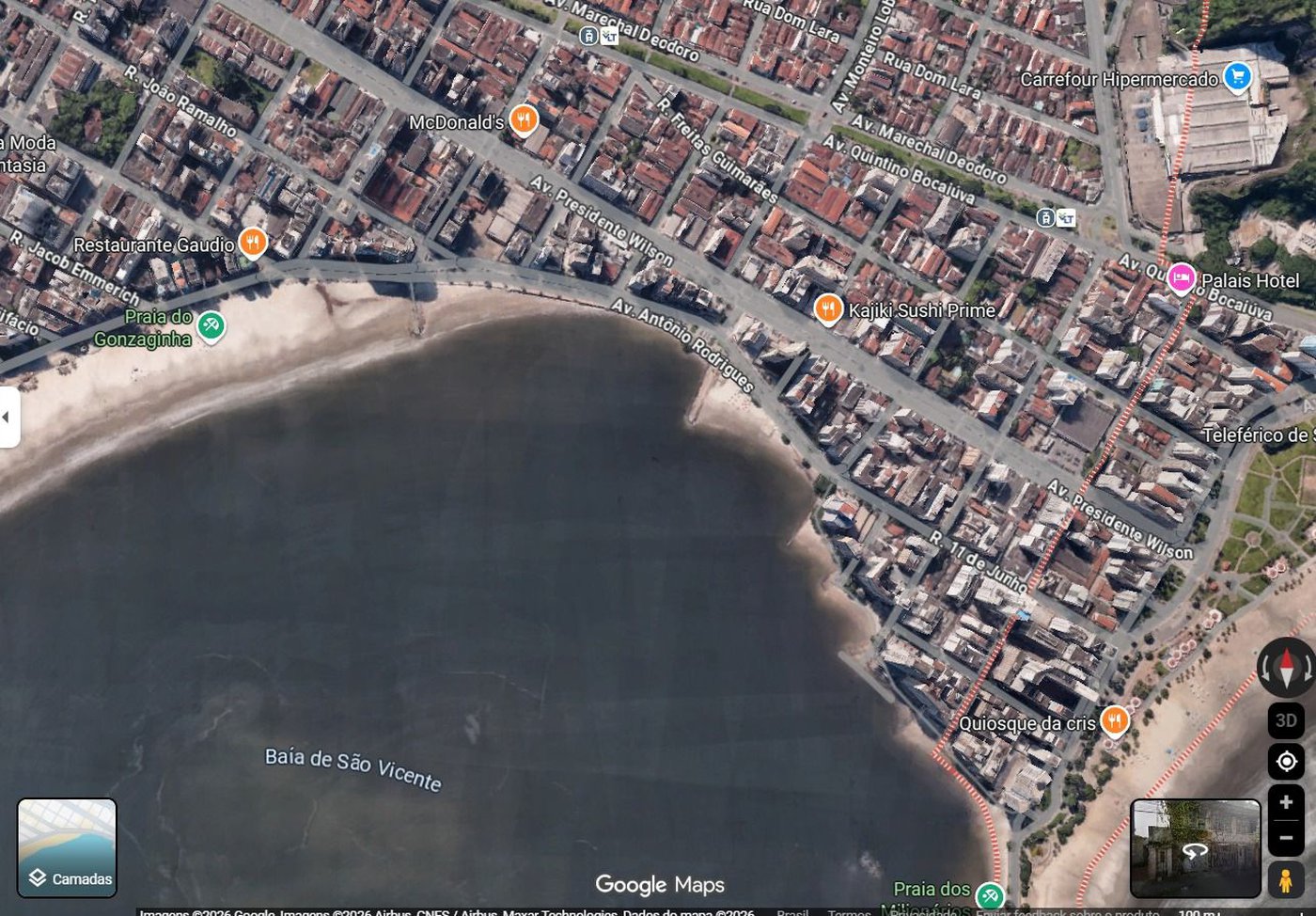 Terreno para alugar, 860 m² - Itararé - São Vicente/SP