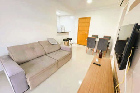 Apartamento para alugar, 54 m² por R$ 6.000,02/mês - Embaré - Santos/SP