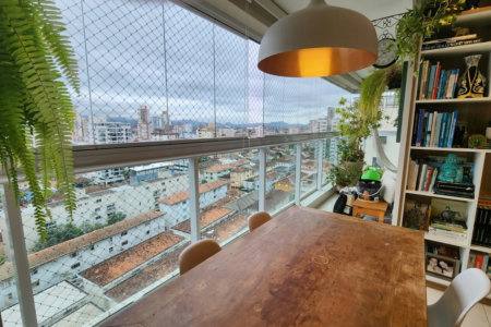 Apartamento com 2 dormitórios à venda, 83 m² por R$ 1.590.000,00 - Boqueirão - Santos/SP