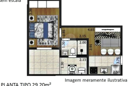 Apartamento à venda com 1 quarto em Santana, São Paulo, SP