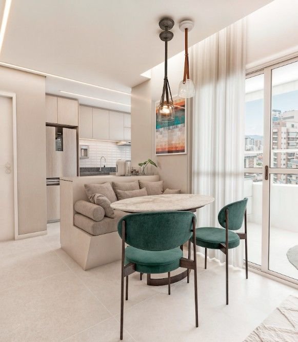 Apartamento com 1 dormitório à venda, 49 m² por R$ 584.000,00 - Aparecida - Santos/SP