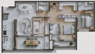 Apartamento 93m² 1