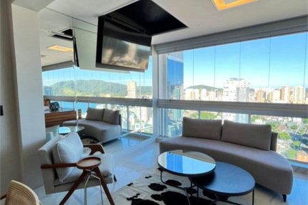 Apartamento com 1 quarto com hidromassagem e vista para o mar à venda em Aparecida - SP