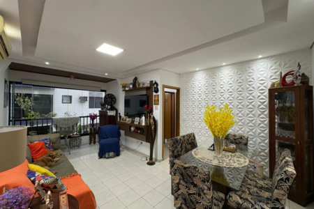 Apartamento com 2 dormitórios à venda, 110 m² por R$ 830.000,00 - Pompéia - Santos/SP