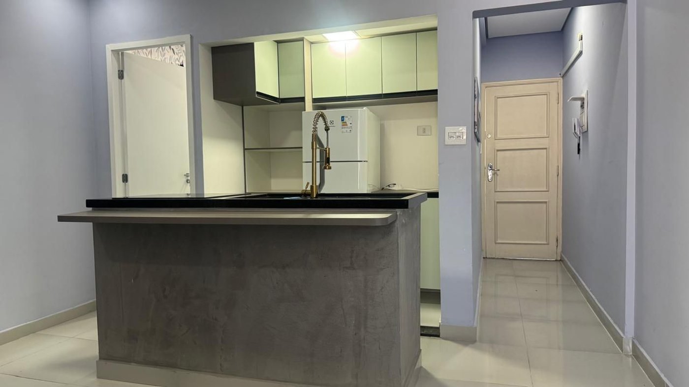 Apartamento com 1 dormitório à venda, 40 m² por R$ 395.000 - Boqueirão - Santos/SP
