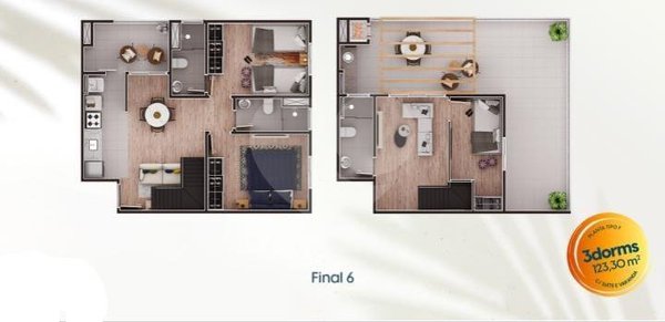 Apartamento 123m² 5