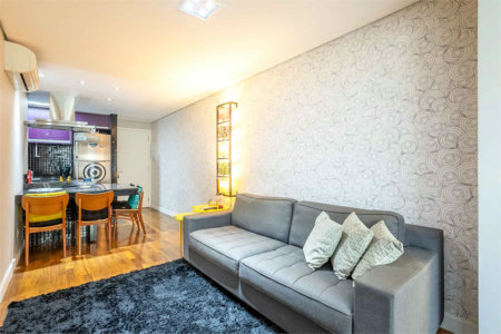 Apartamento à venda ou para alugar com 2 quartos, sendo 1 suíte, em Vila Olímpia, São Paulo, SP