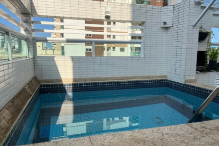 Cobertura com 2 dormitórios à venda, 175 m² por R$ 1.490.000,00 - Pompéia - Santos/SP