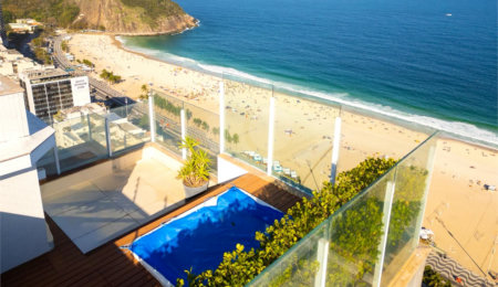 Cobertura à venda com 2 suítes em Leme, Rio de Janeiro, RJ