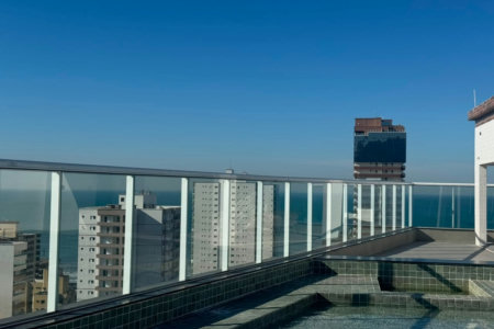 Apartamento à venda com 1 suíte em Caiçara, Praia Grande, SP