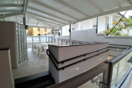 Apartamento com 3 dormitórios para alugar, 135 m² por R$ 6.500,00/mês - Pompéia - Santos/SP