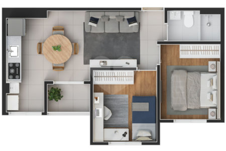 Apartamento à venda com 2 quartos em Chácaras Reunidas São Jorge, Sorocaba, SP