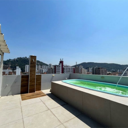 Apartamento com 3 dormitórios à venda, 110 m² por R$ 950.000,00 - Campo Grande - Santos/SP