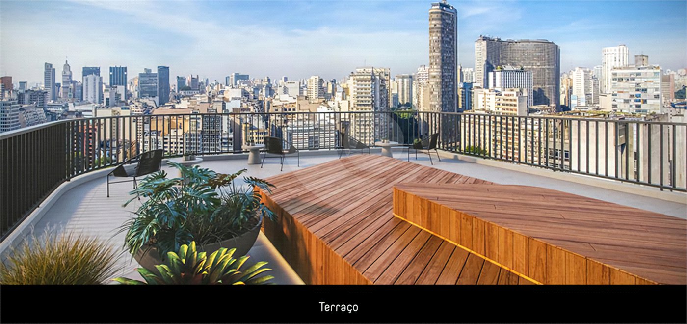 Apartamento à venda com 1 quarto em República, São Paulo, SP