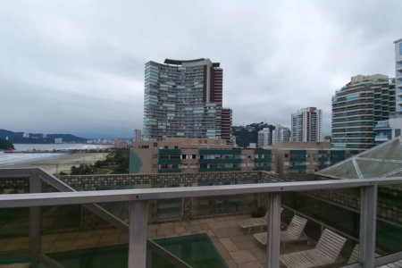 Cobertura com 4 dormitórios à venda, 380 m² por R$ 4.999.999,00 - Gonzaga - Santos/SP