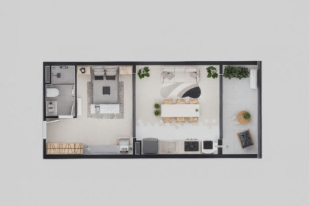 Studio com 1 dormitório à venda, 51 m² por R$ 616.750,00 - Astúrias - Guarujá/SP