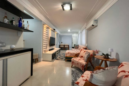 Apartamento com 3 dormitórios à venda, 94 m² por R$ 1.100.000,00 - Pompéia - Santos/SP