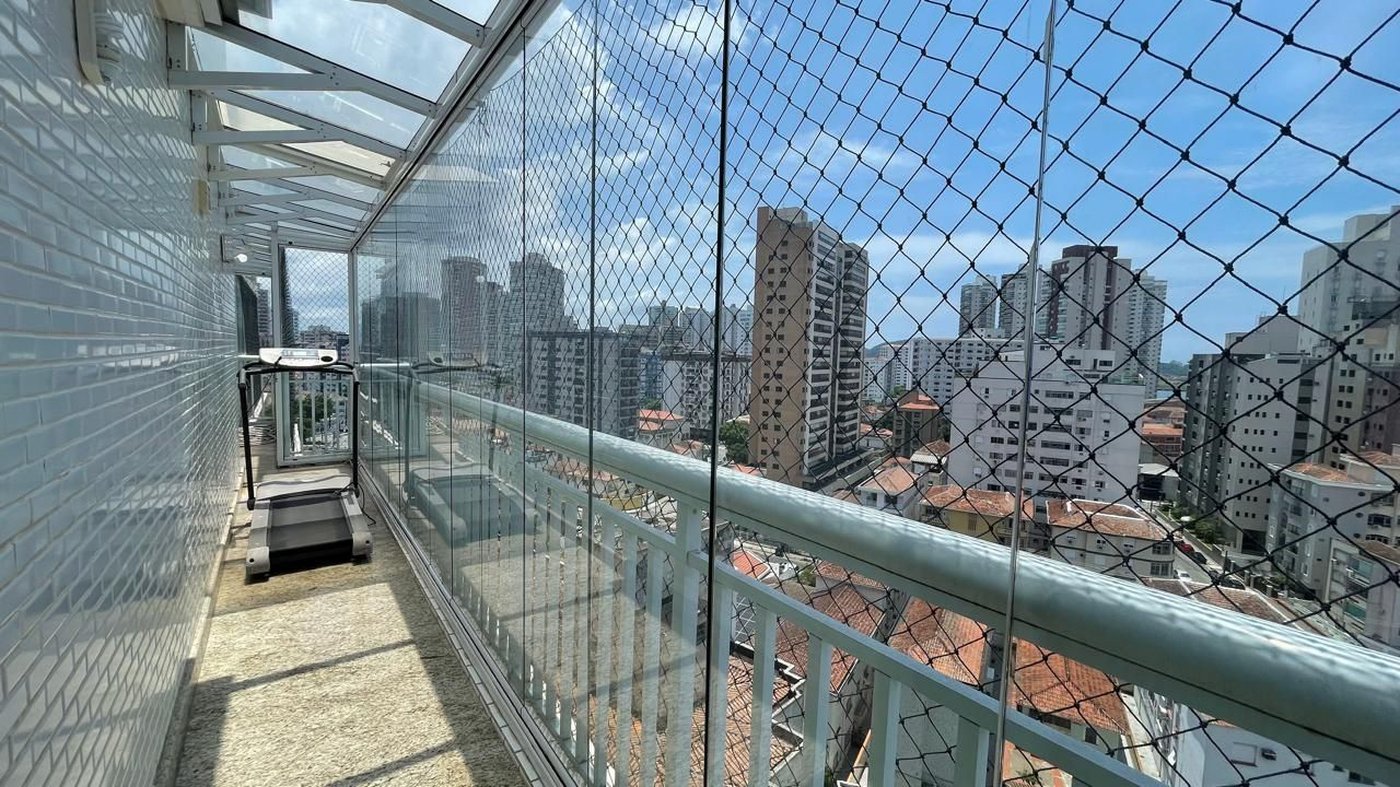 Apartamento com 4 dormitórios à venda, 240 m² por R$ 2.000.000,00 - Ponta da Praia - Santos/SP