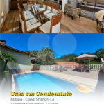 Casa térrea em Atibaia com 3 dormitórios (2 suítes), piscina, espaço gourmet, condomínio fechado