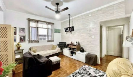 Apartamento à venda, 75 m² por R$ 380.000,00 - Encruzilhada - Santos/SP