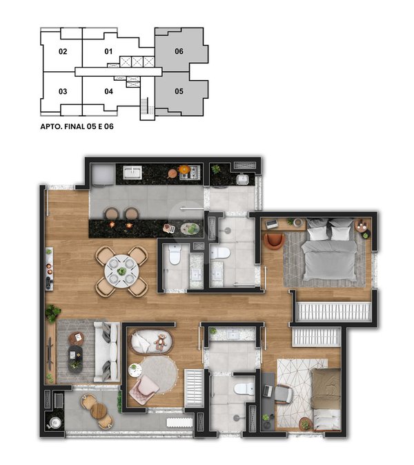 Apartamento 79m² 4