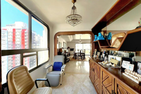 Apartamento próximo da praia com 4 dormitórios à venda, 257 m² por R$ 2.200.000 - Gonzaga - Santos/SP