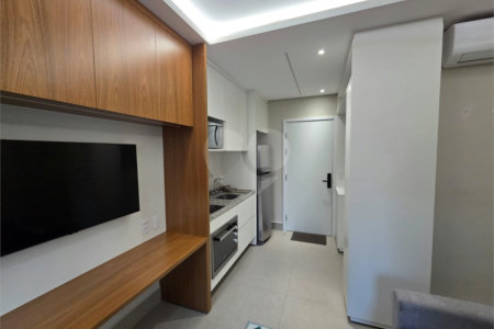 Apartamento para alugar com 1 quarto em Indianópolis, São Paulo, SP