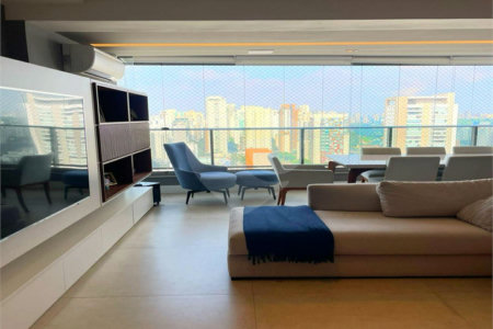 Apartamento 2 suítes e 3 vagas 128,43m² á venda no Brooklin, São Paulo - SP