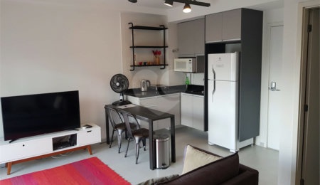 Apartamento à venda com 1 quarto em Brooklin, São Paulo, SP