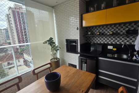 Apartamento com 2 dormitórios à venda, 95 m² por R$ 1.320.000,00 - Pompéia - Santos/SP