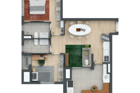 Apartamento à venda com 3 quartos, sendo 1 suíte, em Vila Cordeiro, São Paulo, SP