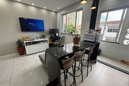 Apartamento Residencial à venda, Gonzaga, Santos - AP0557.