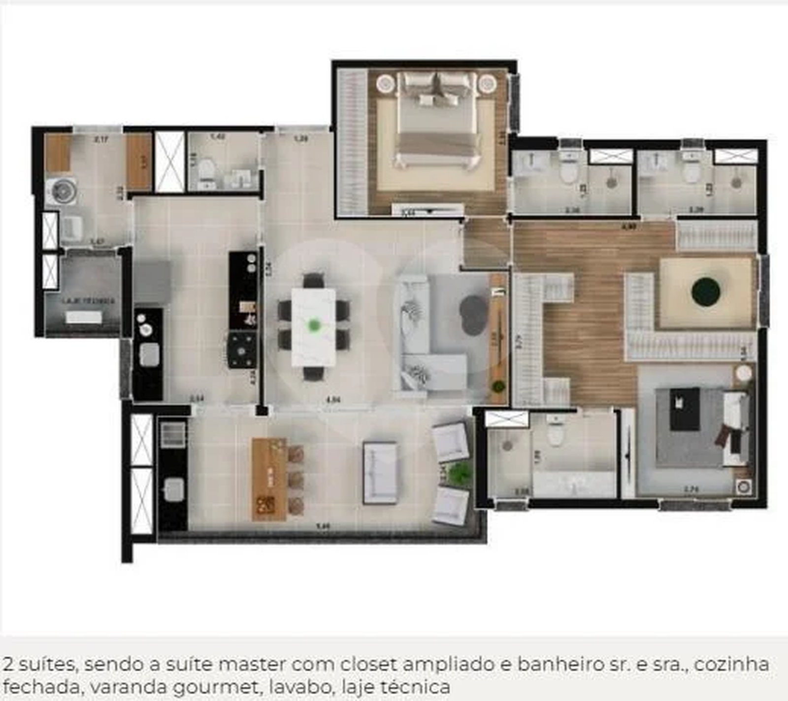 Apartamento 116m²