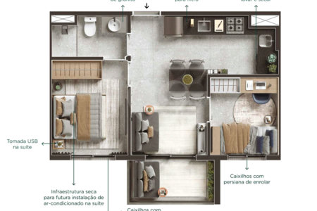 Apartamento à venda com 2 quartos em Campo Belo, São Paulo, SP