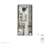 Apartamento à venda com 1 quarto em Vila Olímpia, São Paulo, SP