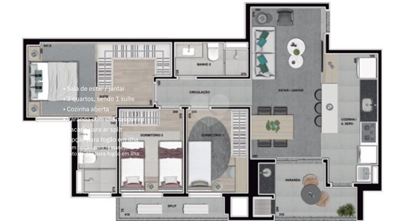 Apartamento 88m² 1