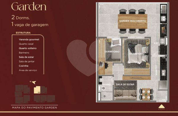 Apartamento 60m² 5