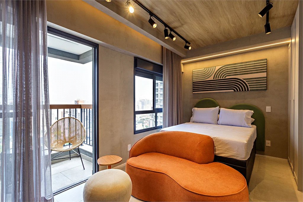 Apartamento à venda com 1 quarto em Brooklin Paulista, São Paulo, SP