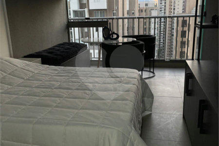 Studio à venda ou para alugar com 1 quarto em Indianópolis, São Paulo, SP