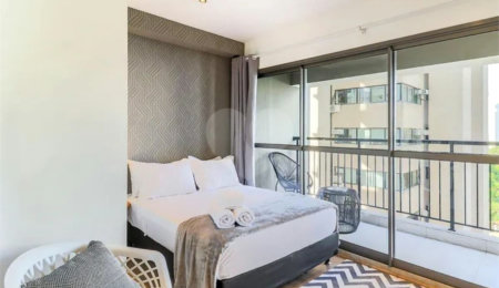 Apartamento à venda com 1 suíte em Indianópolis, São Paulo, SP