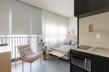 Studio para Locação de 23m² em Pinheiros próximo ao metrô Oscar Freire