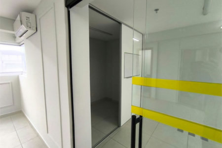 Sala Comercial para locação, Marapé, Santos - SA0016.