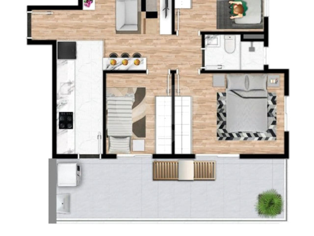 Apartamento à venda com 3 quartos, sendo 1 suíte,  em Parada Inglesa, São Paulo, SP