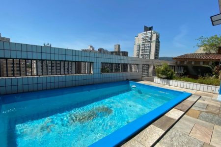Cobertura com 4 dormitórios à venda, 400 m² por R$ 2.580.000,00 - Ponta da Praia - Santos/SP
