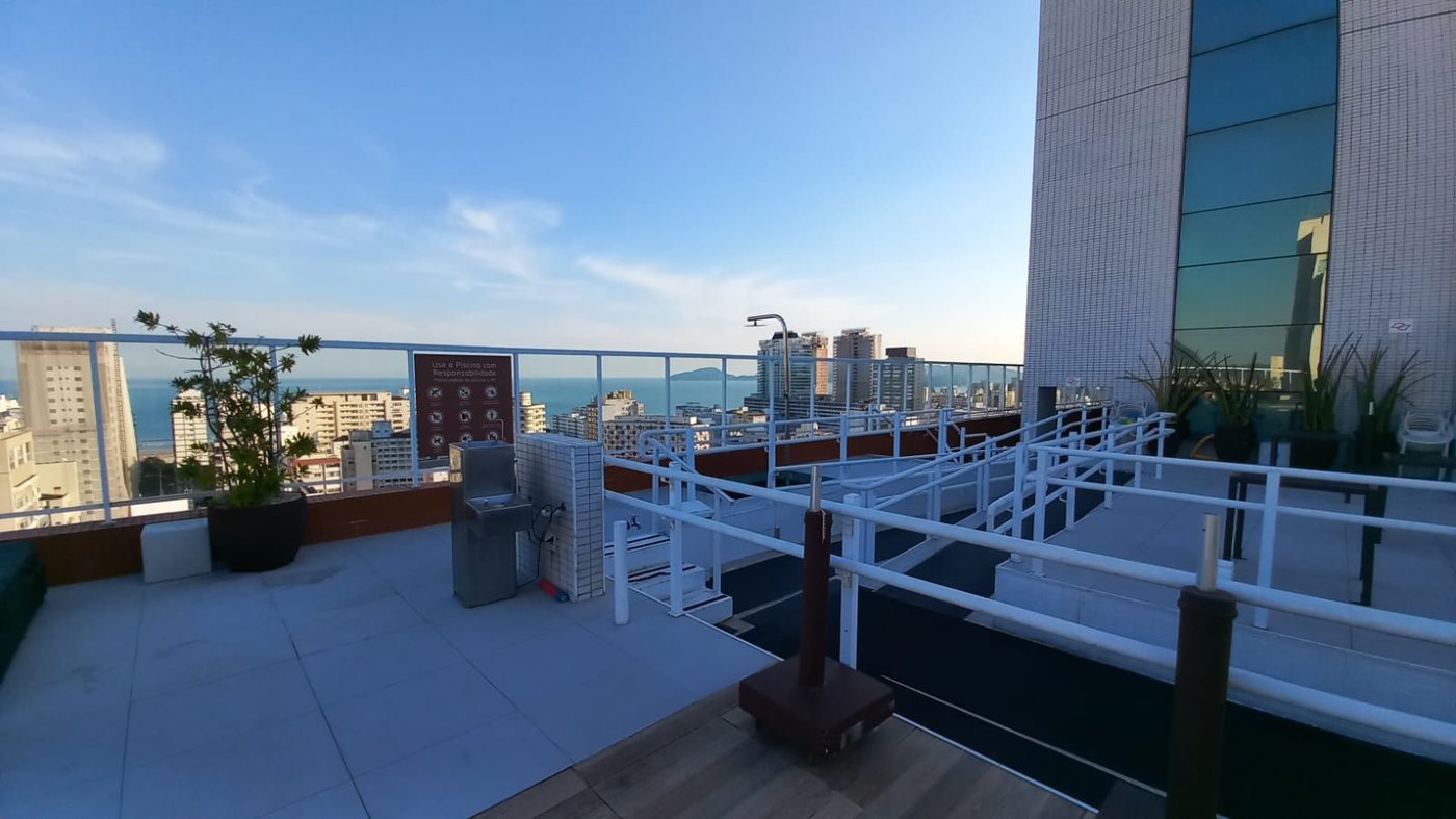Apartamento com 1 dormitório, 87 m² - venda por R$ 920.000,00 ou aluguel por R$ 6.000,02 - Gonzaga - Santos/SP